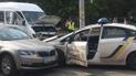 У Кривому Розі поліцейські влаштували масштабне ДТП