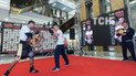 Украинец Далакян провел открытую тренировку и встретился глазами с соперником перед боем