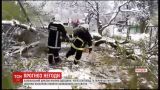 В Кишиневе из-за сильных снегопадов и шквалистого ветра ввели чрезвычайное положение
