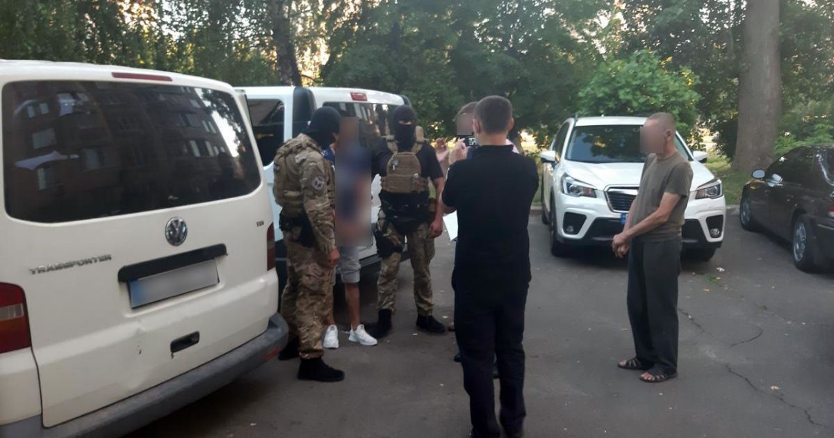 підозрювані у розбійному нападі на автомобіль Укрпошти_1 / © Поліція Полтавської області