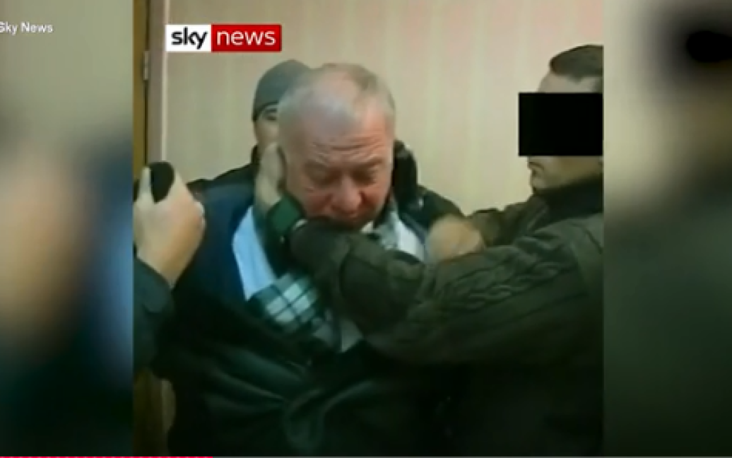 Затримання Скрипаля (скріншот) / © Sky News