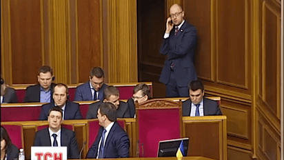 Правительство сегодня отвечало на вопросы в Верховной Раде