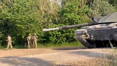 На фронте был замечен британский танк Challenger 2