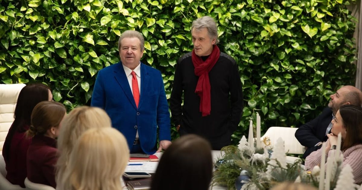 Михайло Поплавський і Віктор Ющенко