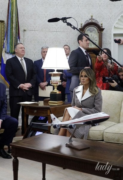 Мелания и Дональд Трамп с президентской четой Гватемалы / © Associated Press