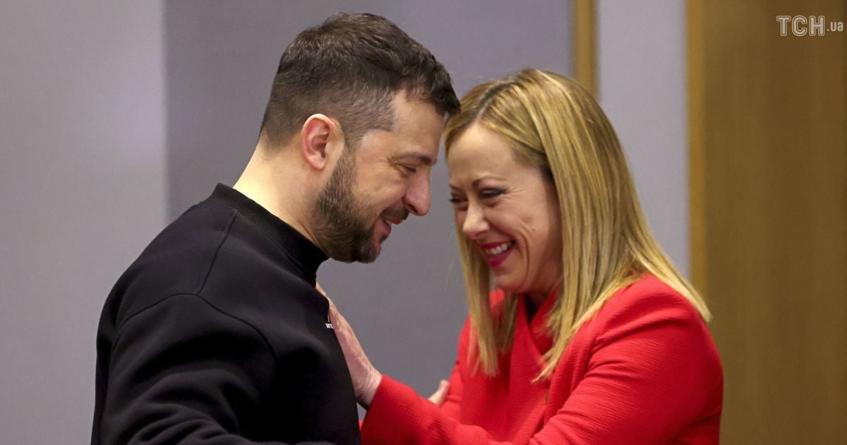 Володимир Зеленський і Джорджа Мелоні