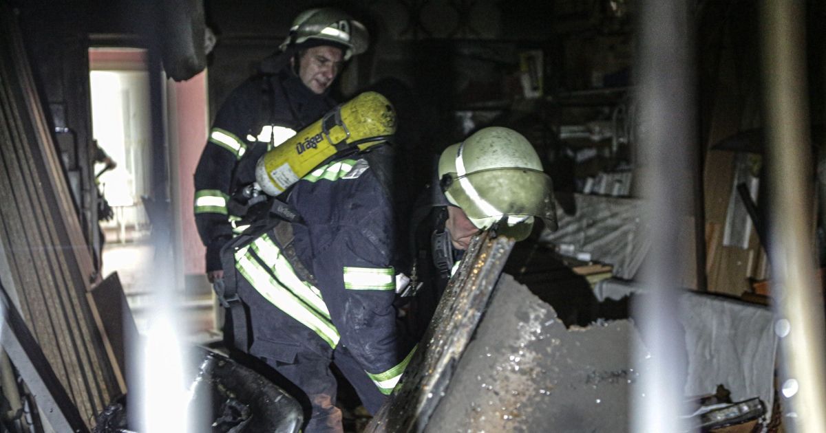 Пожежа у столичному гуртожитку