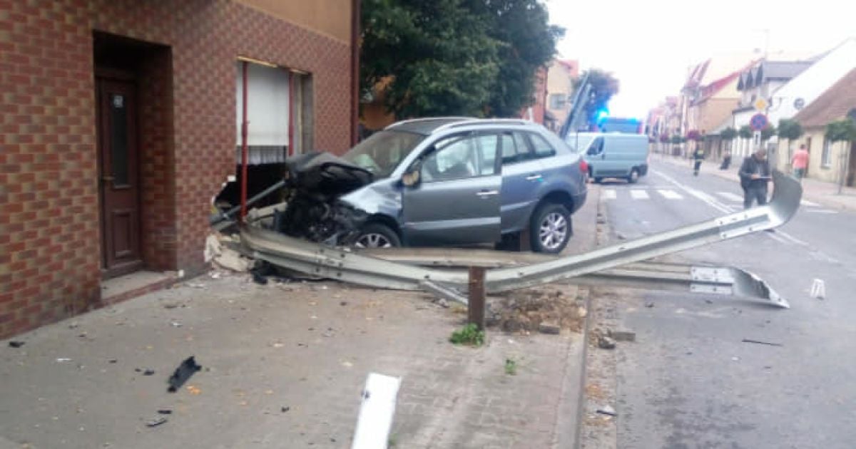 У Польщі п'яний українець розніс будинок, в якому була родина (фото, відео)