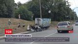 Новости Украины: в Харькове прямо во время движения отцепилась кабина грузовика и врезался в легковушку