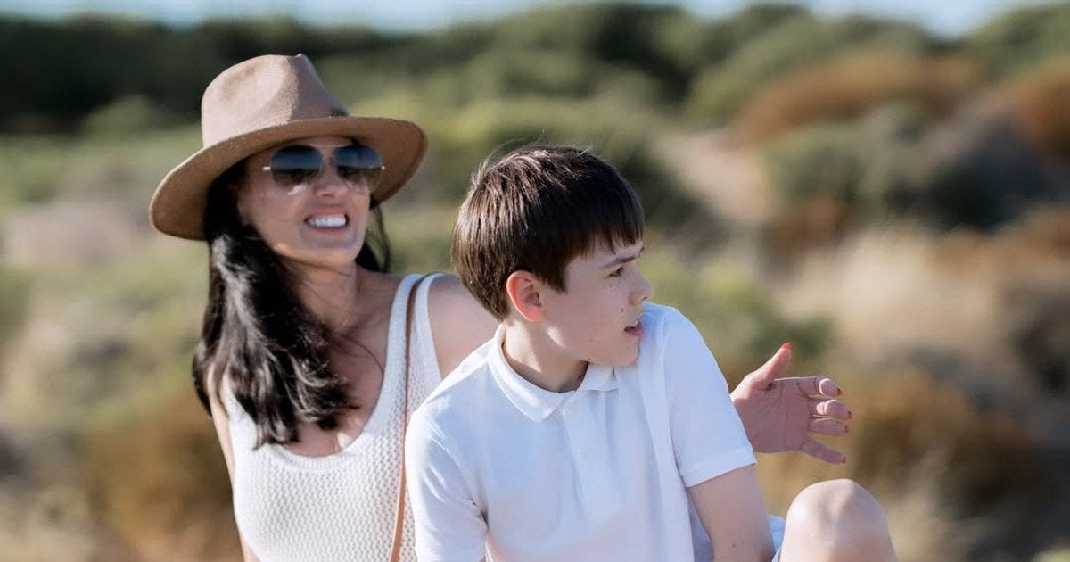 Маша Єфросиніна із сином