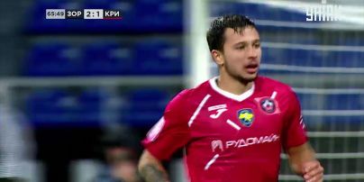 "Зоря" – "Кривбас" – 2:2. Відео голу Назара Волошина (66')