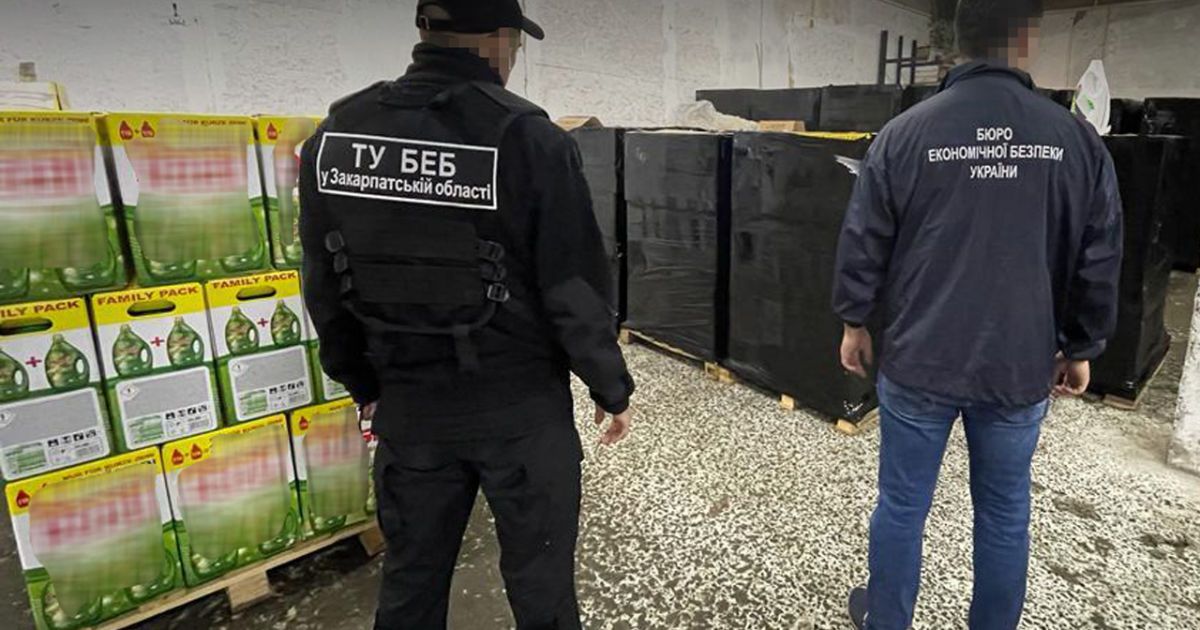 В Закарпатской области разоблачили подпольное производство бытовой химии известных мировых брендов Фото: БЕБ