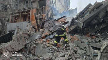 атака на Харків будинок 2 січня_7 / © ДСНС