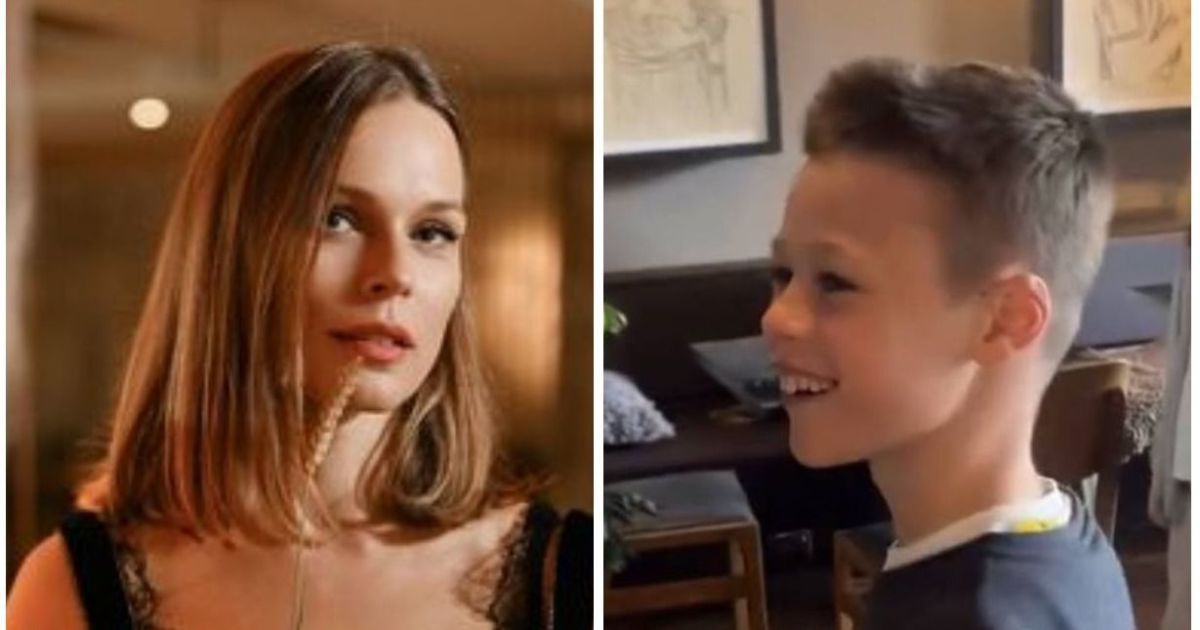 Ольга Фреймут с сыном Валерием