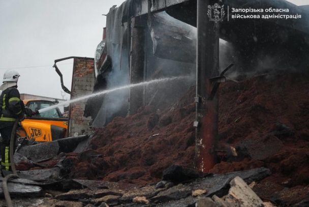 The aftermath of the Russian attack / Photo Zaporizhzhia Regional Military Administration