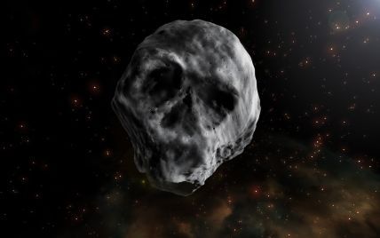 После Хэллоуина мимо земли пролетит зловещий астероид-череп