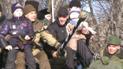 Боевики вывезли технику на улицы города