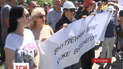 В Кременчуге митингующие требуют отставки руководителя "Укртранснафты"