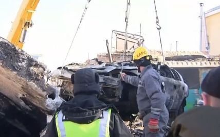 В гаражном кооперативе Киева прогремел мощный взрыв