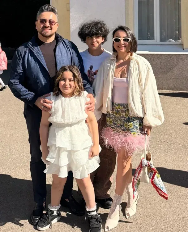 Алік Мкртчан з родиною