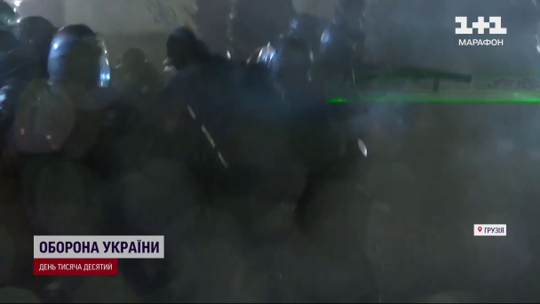 Протесты в Грузии разгоняли силовики