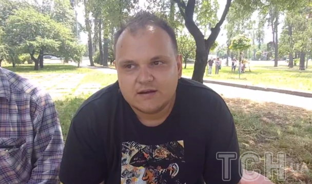 Максим - мешканець будинку, де пролунав вибух / © ТСН.ua