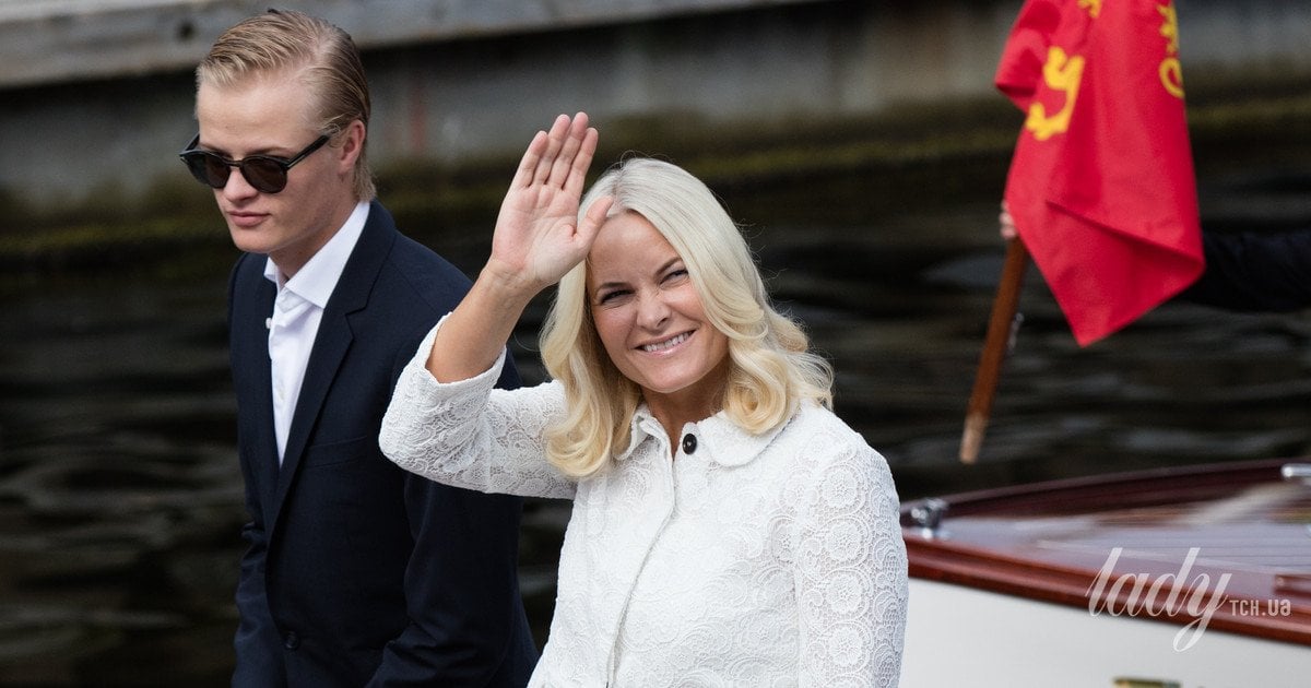 Кронпринцеса Метте-Маріт із сином Маріусом