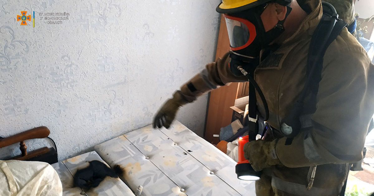 Пожежа в Пирятині_2 / © Управління ДСНС у Полтавській області
