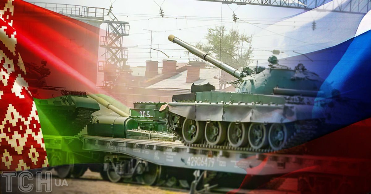 В Білорусі припускають, що їхні залізничники готуються прийняти ешелони з російською армією та технікою. Колаж ТСН.ua