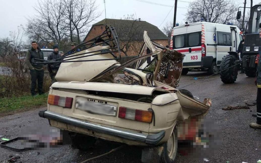 В аварии погибли трое людей / © ГУНП в Житомирской области