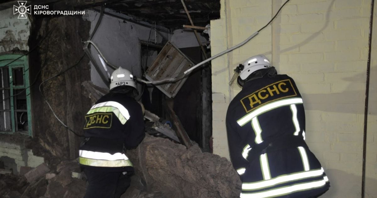 В Кропивницком в частном доме произошел взрыв газа.