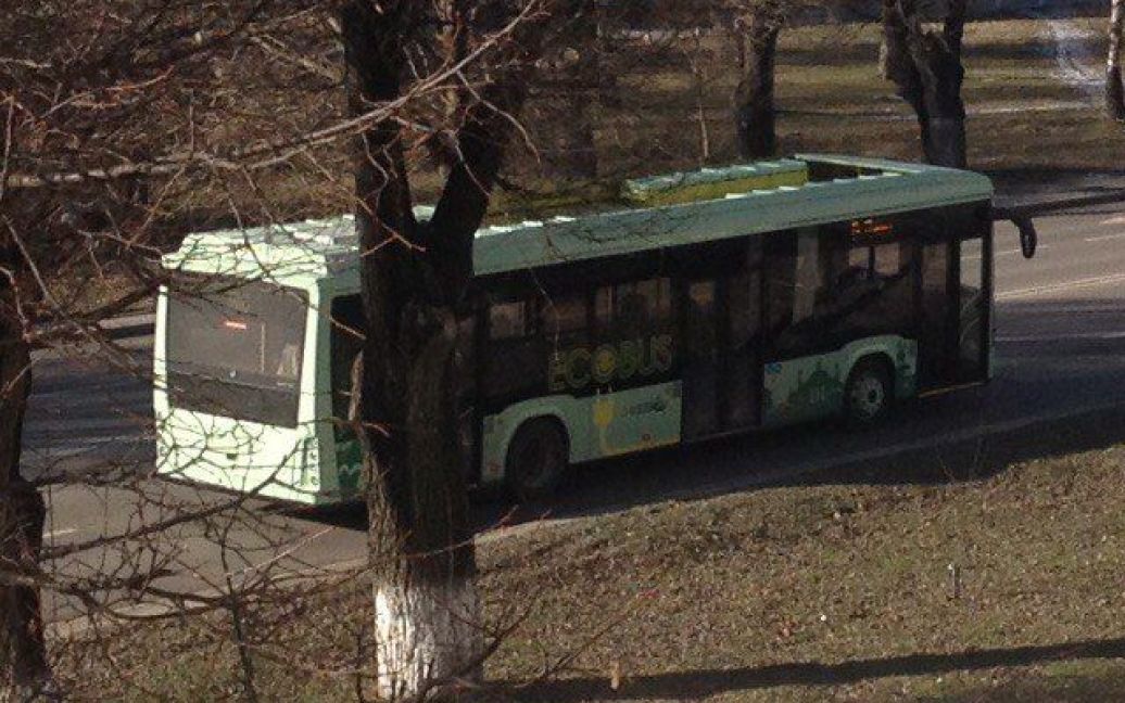 У Львові помітили перший український електробус / © Варта1