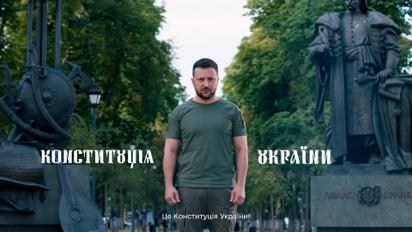 Звернення Володимира Зеленського з нагоди Дня Конституції України