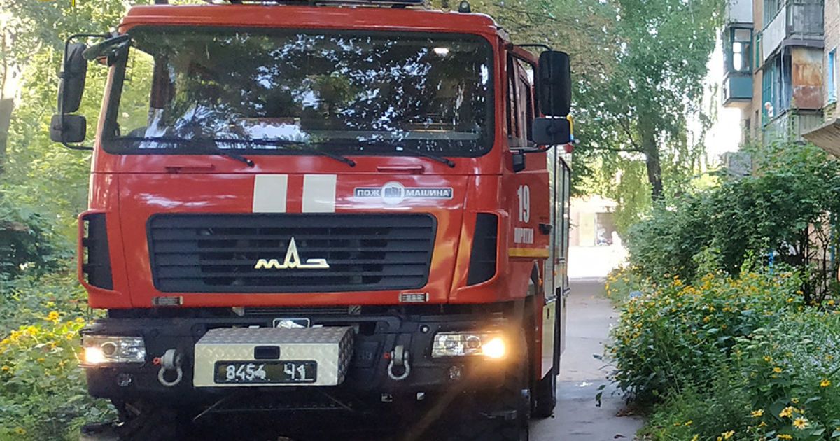 Пожежа в Пирятині_1 / © Управління ДСНС у Полтавській області