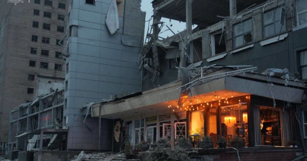 Наслідки удари по Запоріжжю 10 грудня