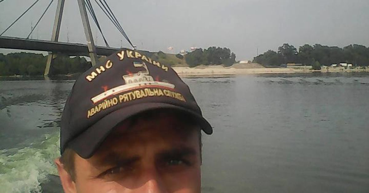 Юрій білецький рятувальник_1 / © Facebook/Головне управління ДСНС України в м.Києві