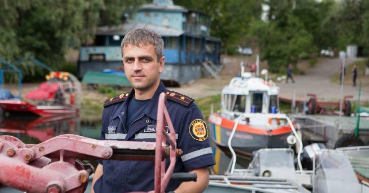 Юрій білецький рятувальник_3 / © Facebook/Головне управління ДСНС України в м.Києві