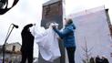 Во Львове торжественно установили памятный знак главнокомандующему УПА Шухевичу