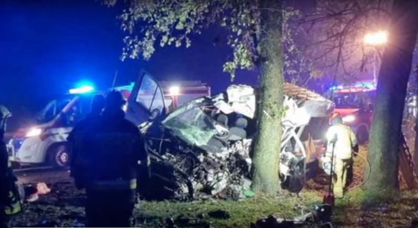 Авария в Польше с украинцами 19 ноября/Фото: скриншот