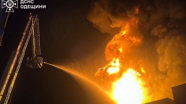 Пожежі в Одеській області через атаку дронами 9 жовтня_6 / © ДСНС