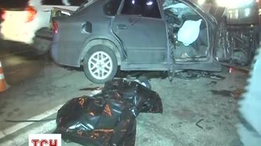 З’явилось відео наслідків аварії на Протасовому Яру, в якій загинуло двоє людей