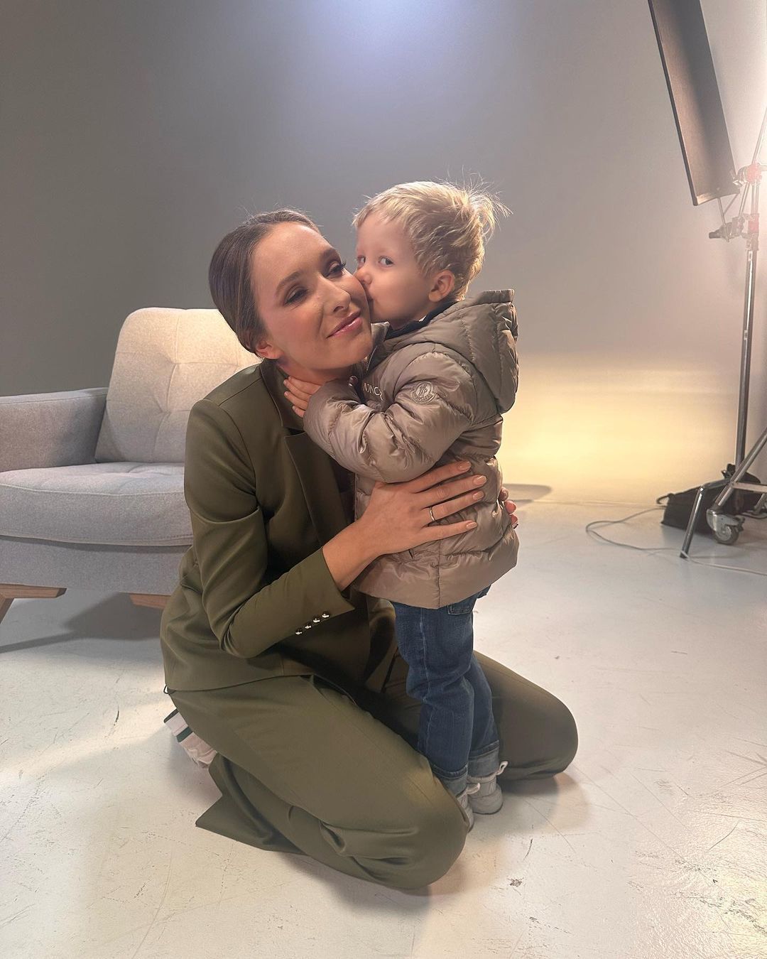 Екатерина Осадчая с сыном / © instagram.com/kosadcha