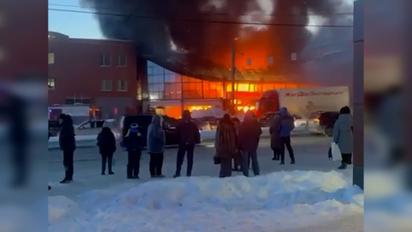 У центрі російського Челябінська загорівся найбільший ринок