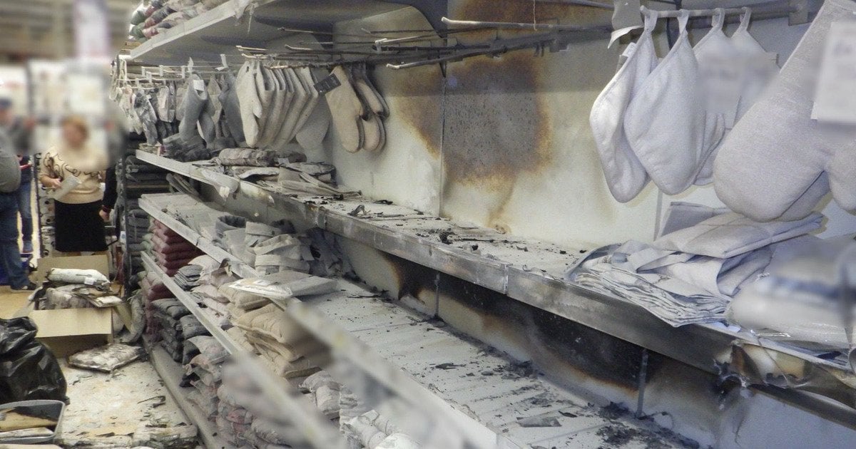 Іноземець підпалив гіпермаркет у Броварах