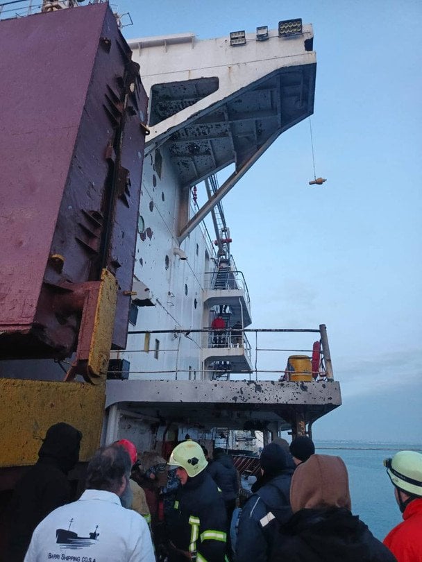 Росія атакувала два іноземні цивільні судна в Чорному морі / © Олексій Кулеба в Telegram