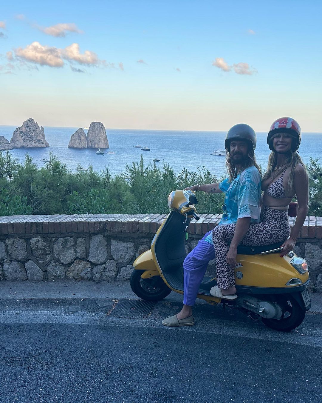 Хайди Клум с мужем Томом Каулитцем / © instagram.com/heidiklum