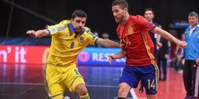 Сборная Украины проиграла испанцам битву за первое место группы на футзальном Евро-2016
