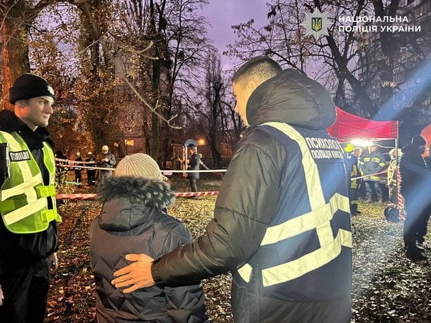 В Киеве в результате ночной атаки 2 человека погибли. / © Национальная полиция Киева