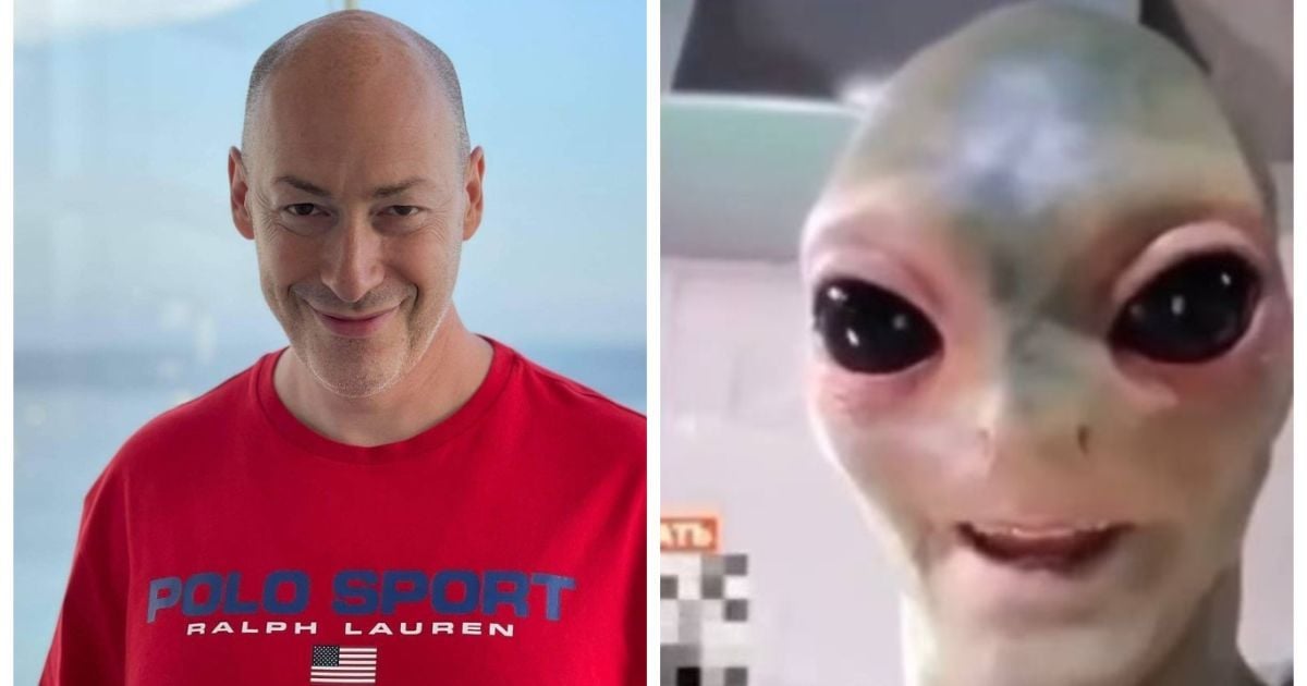 Дмитро Гордон бере інтерв'ю в "іншопланетянина"