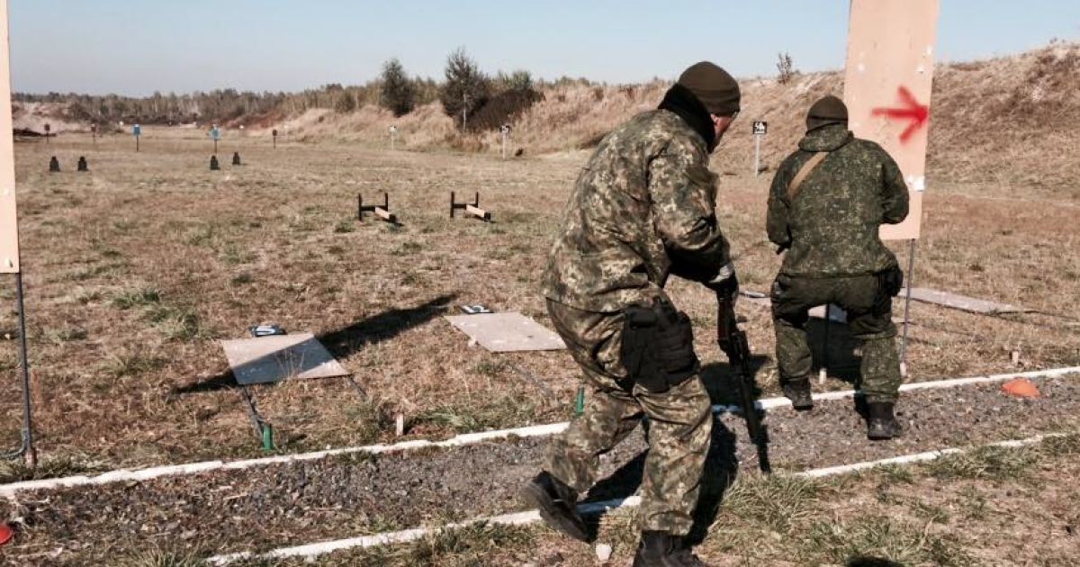 У Мережі показали фото навчань бійців "Соколу" / © Facebook.com/artem.shevchenko.9